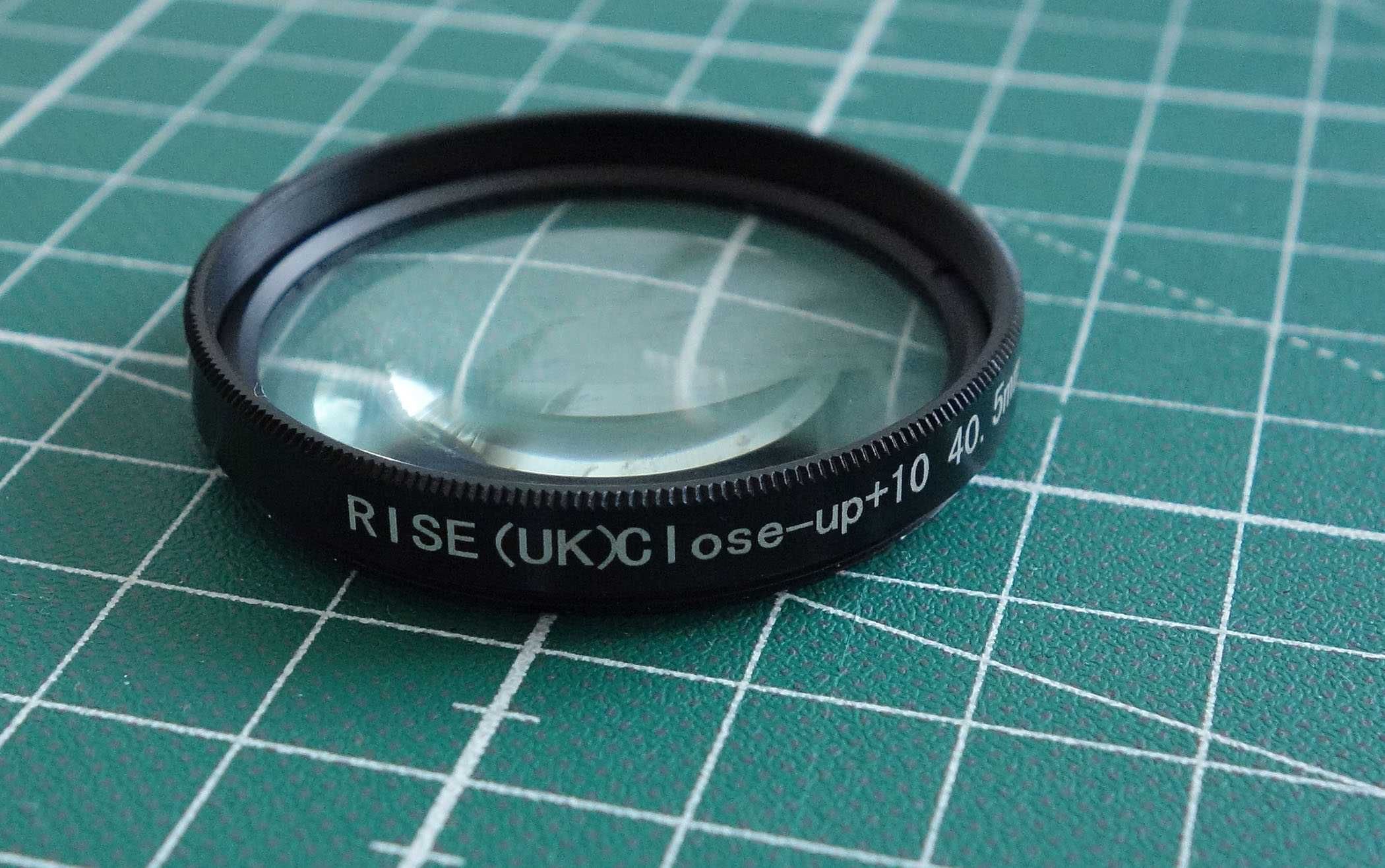 Vand filtru macro Rise (UK) Close up +10 de 40.5 mm
