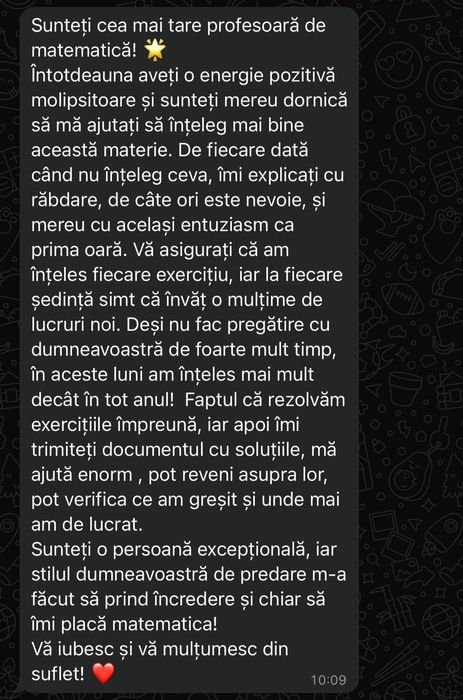 Meditații matematică liceu