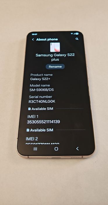 Samsung Galaxy S22 plus pink 128 GB