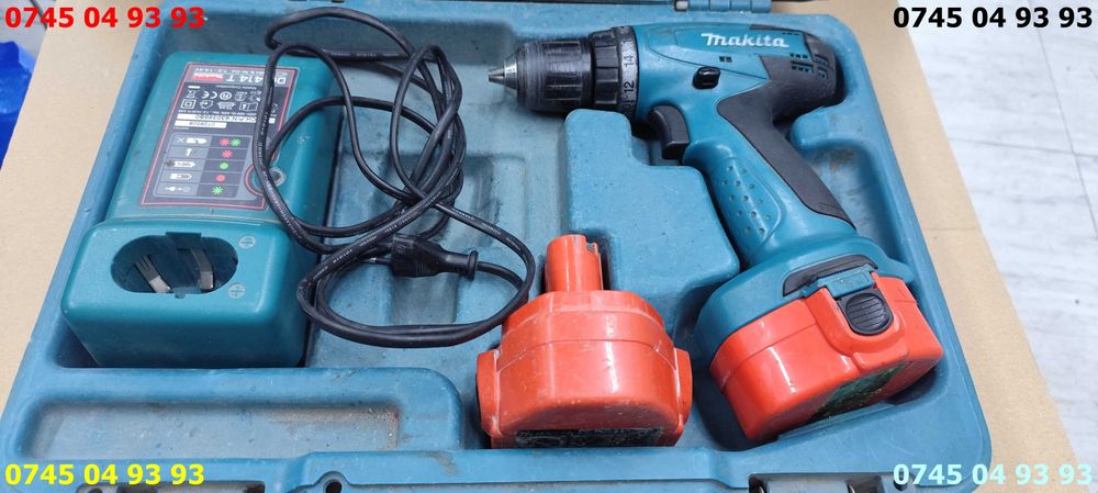 filetanta bormasina makita 14.4v 6281D 2 acumulatori slabi incarcator