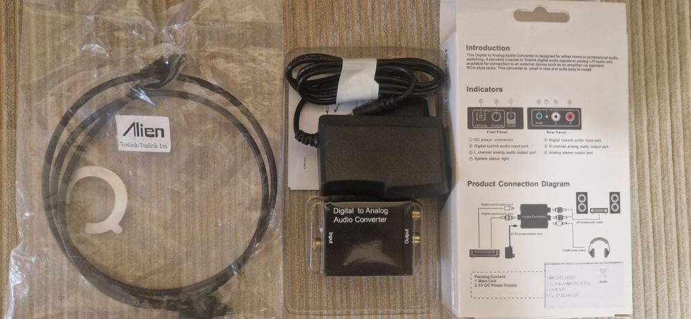 Converter audio digital/ analog