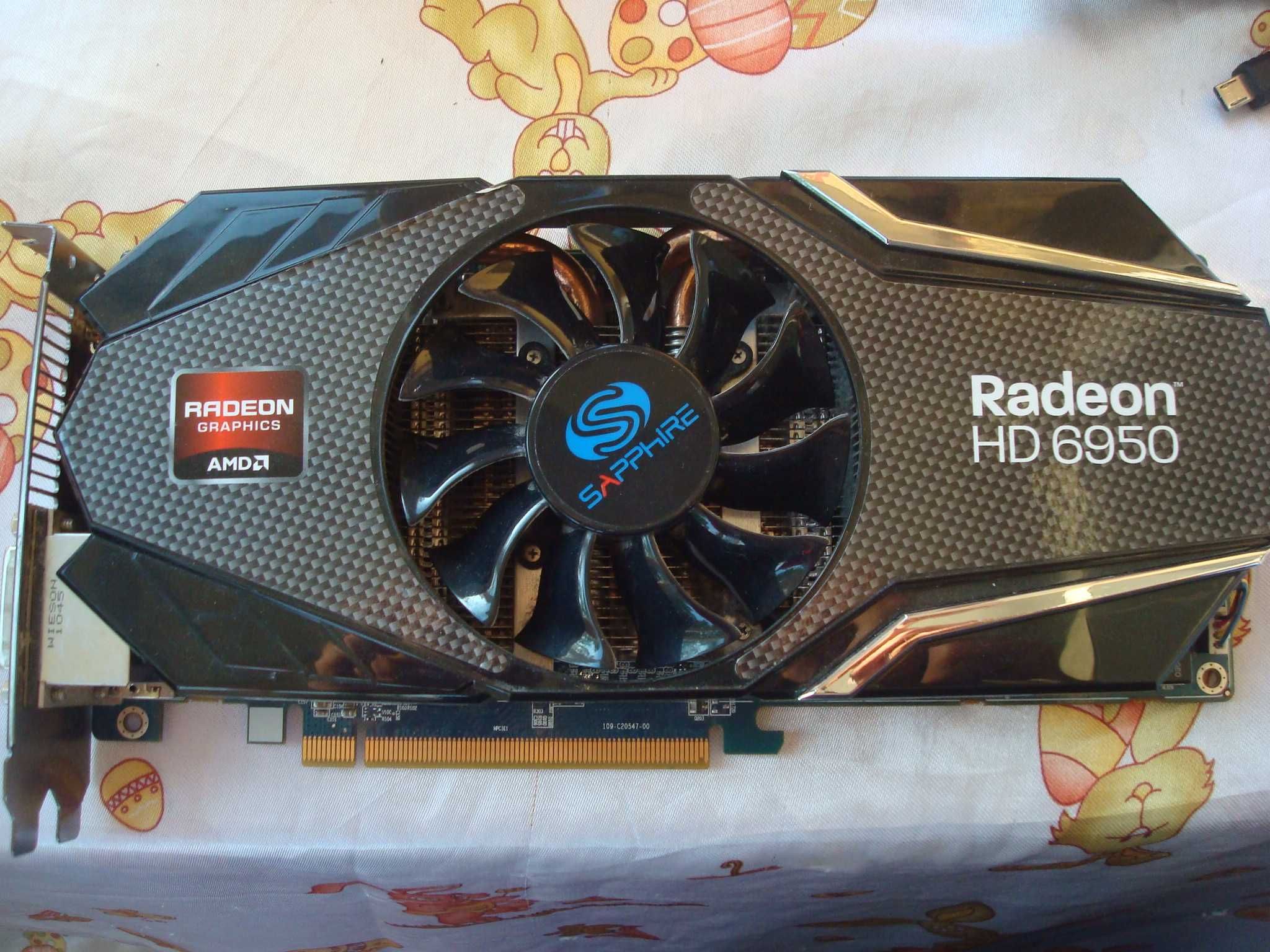 Placa video  PCI-E Sapphire Radeon HD 6950 , 2GB DDR5, 256 bit,HDMI