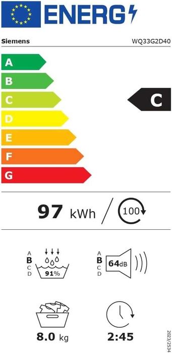 Сушилня Siemens WQ33G2D40, iQ500 код 4350