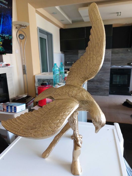 Статуетка Орел Сокол птица месинг/бронз 4.3кг.