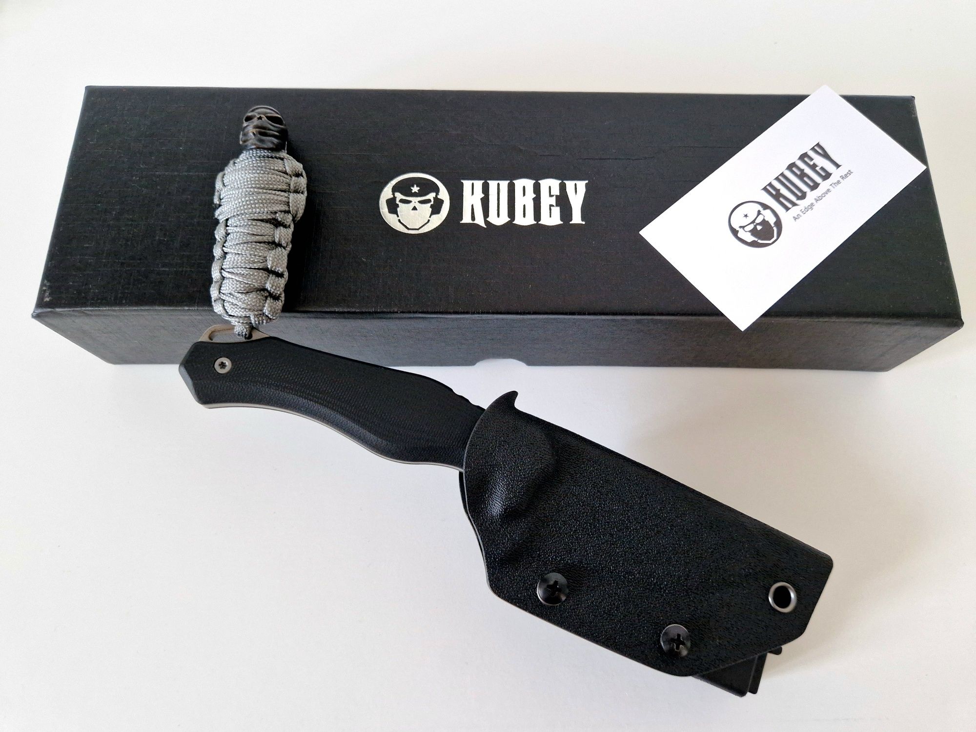 Cutit EDC fixed blade Kubey Golf, AUS-10, stonewash, nou