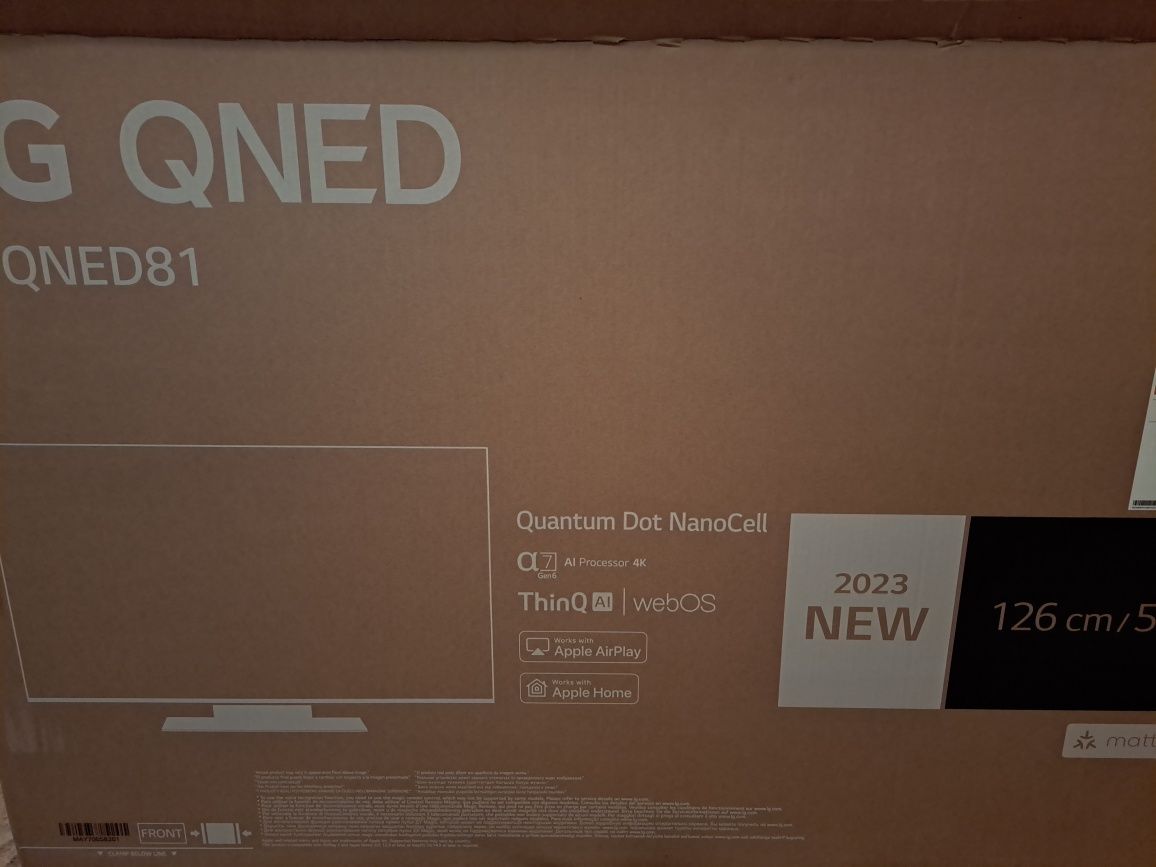 Телевизор QNED LG 50QNED813RE, 50" (139 см), Smart, 4K Ultra HD, 100Hz