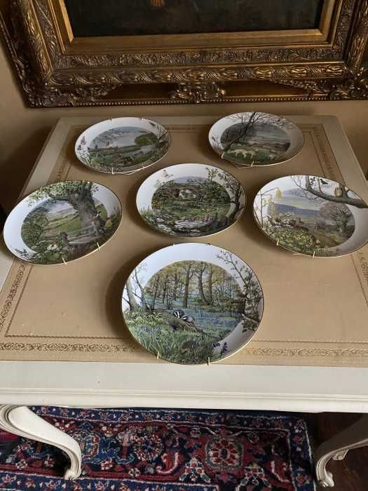 Deosebita colecție farfurii-PETER BANETT Nature Scene-Anglia