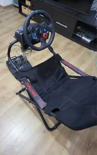 Volan G29 + Cockpit pliabil + Schimbator de viteze + 3 jocuri PS5