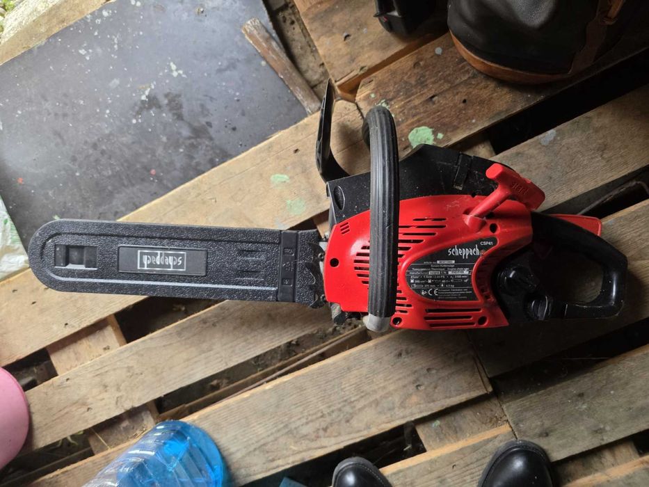 Drujba cu motor in doi timpi CSP41 Scheppach 5910113906, 1.9 Cp, 41 cc