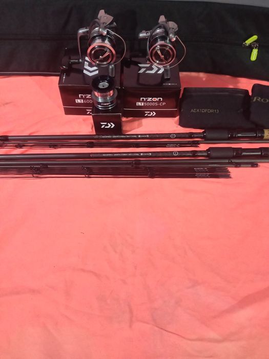 Combo feeder,Daiwa n zon+Shimano aero x1