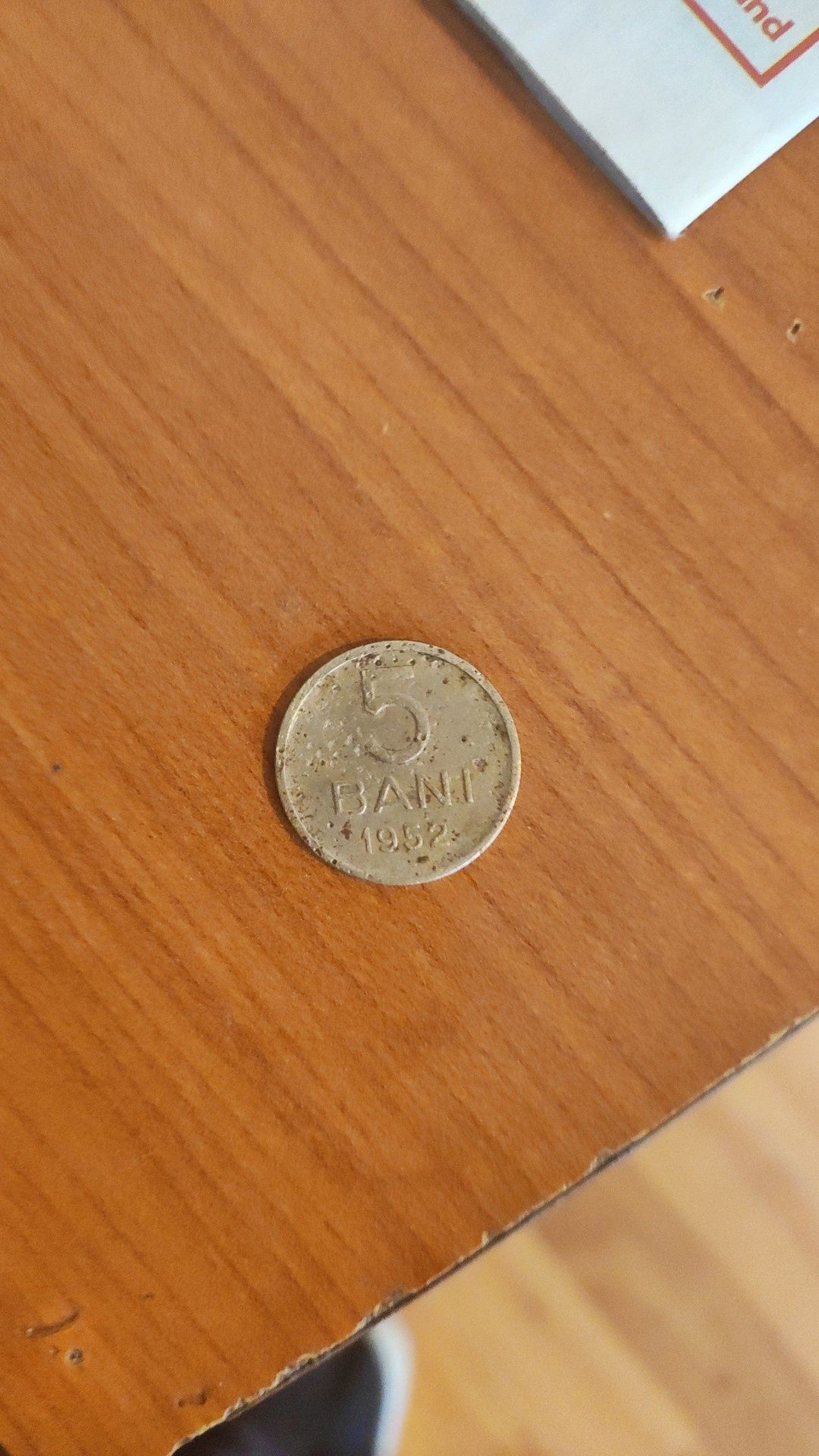 Vand moneda de 5 bani din 1952