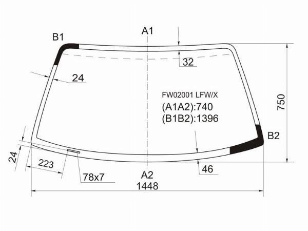 Стекло лобовое TOYOTA RAV4 SXA1# 3/5D 94-00 Toyota Rav 4