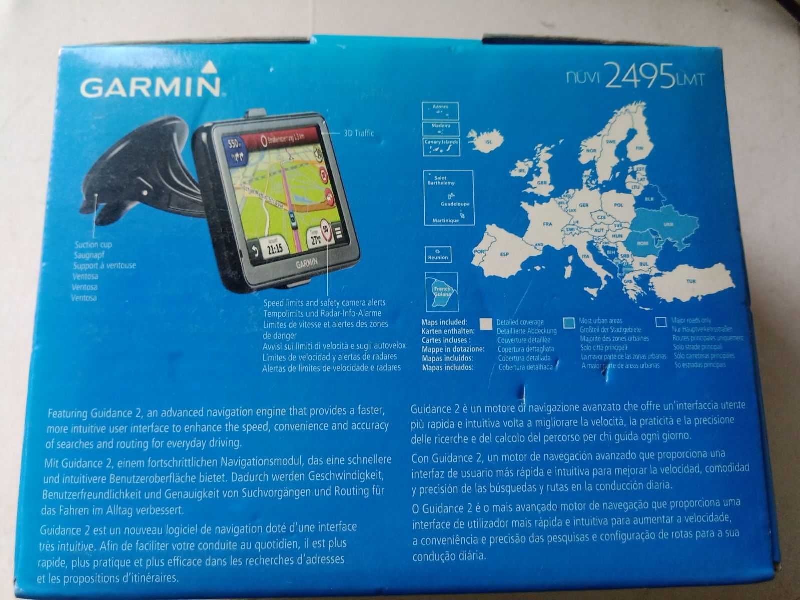 Garmin nuvi 2495 LMT пълен комплект
