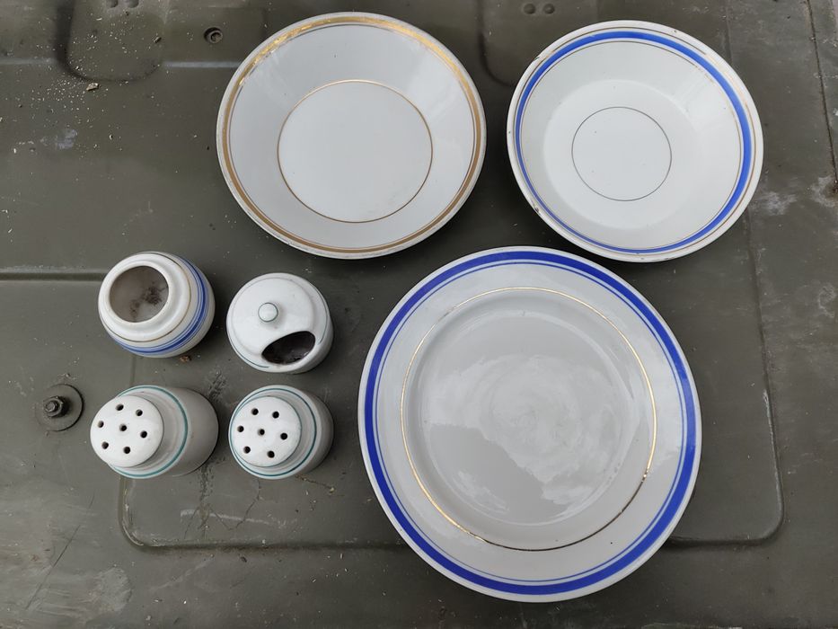 Раритет. Военная посуда Сталинских времен.