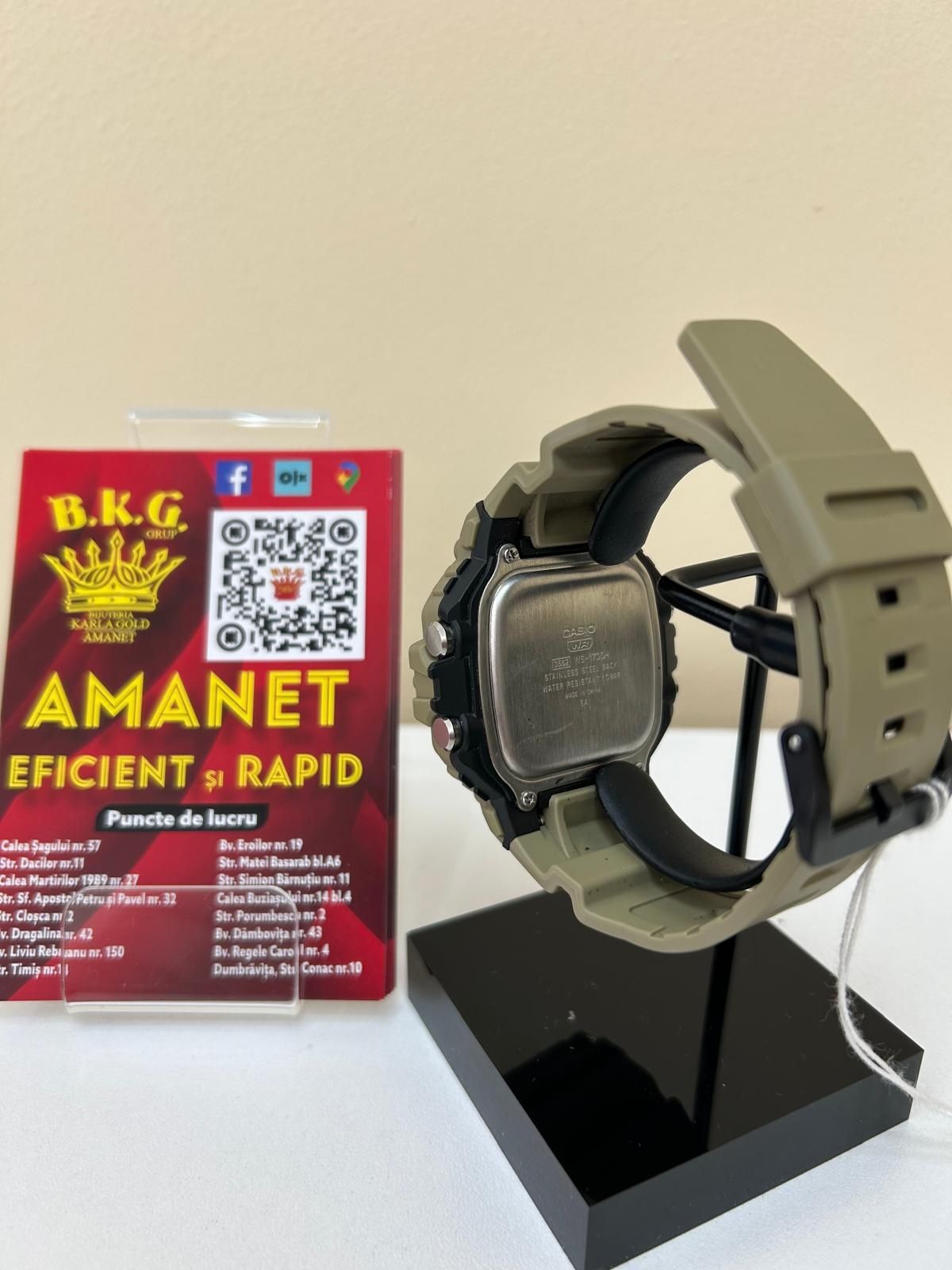 Ceas Casio WS-1700H Amanet BKG