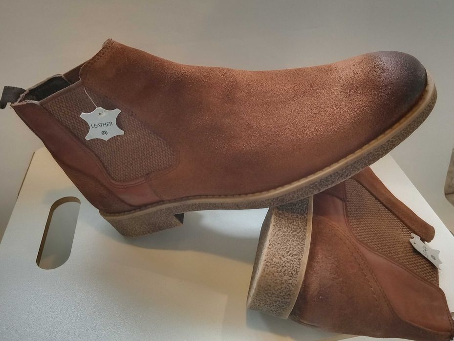 Ghete chelsea premium Migato Spain 44 piele naturala moale