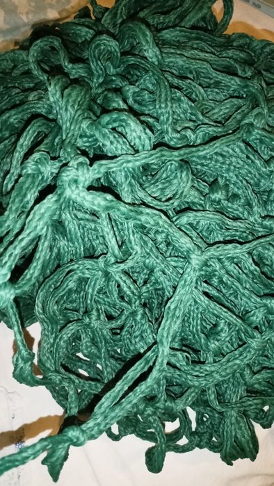 Сетка для больших футбольных ворот, зеленая