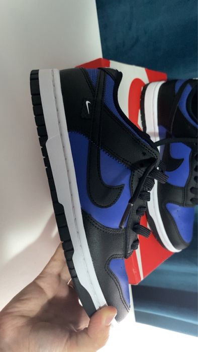 Nike dunk low blue and black(no jordan,puma,adidas,converse,vans)