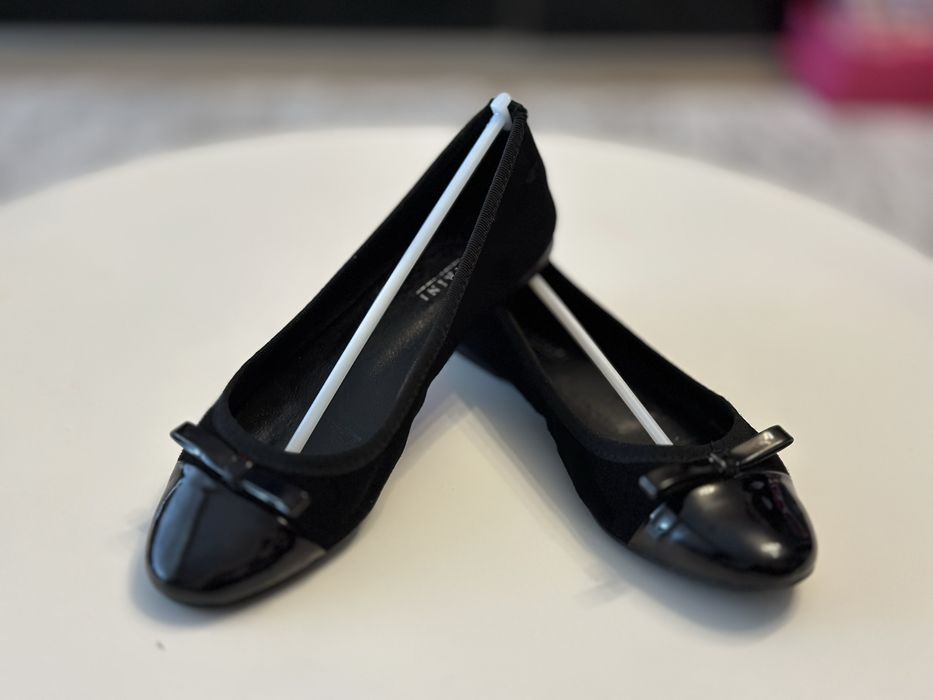 Balerini negri piele intoarsa 36