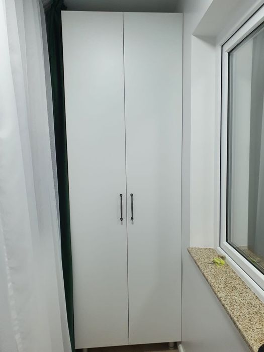 Dulap depozitare PAL alb, 75x52x230 cm