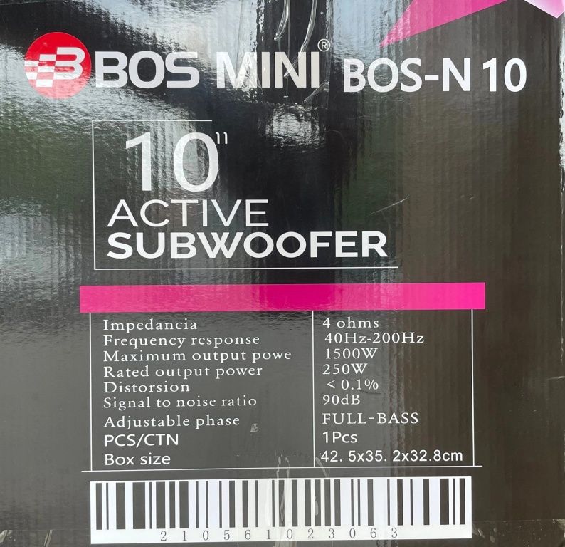 Сабвуфер Bos-Mini N10. Новый.