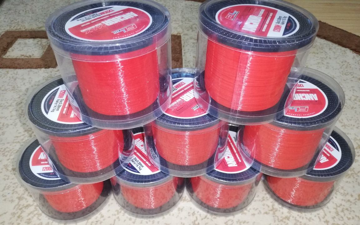 Fir Monofilament FL Red Fluo Anchor 1200 m