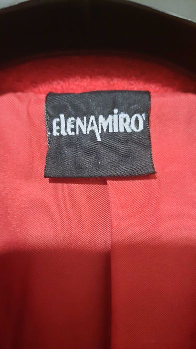 100% вълнено, елегантно палто Elena Miro