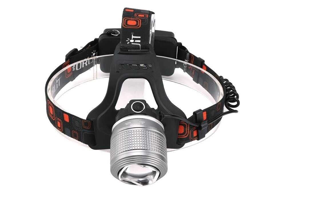 lanterna frontala de cap obiectiv duraluminiu zoom ,2 acumulatori