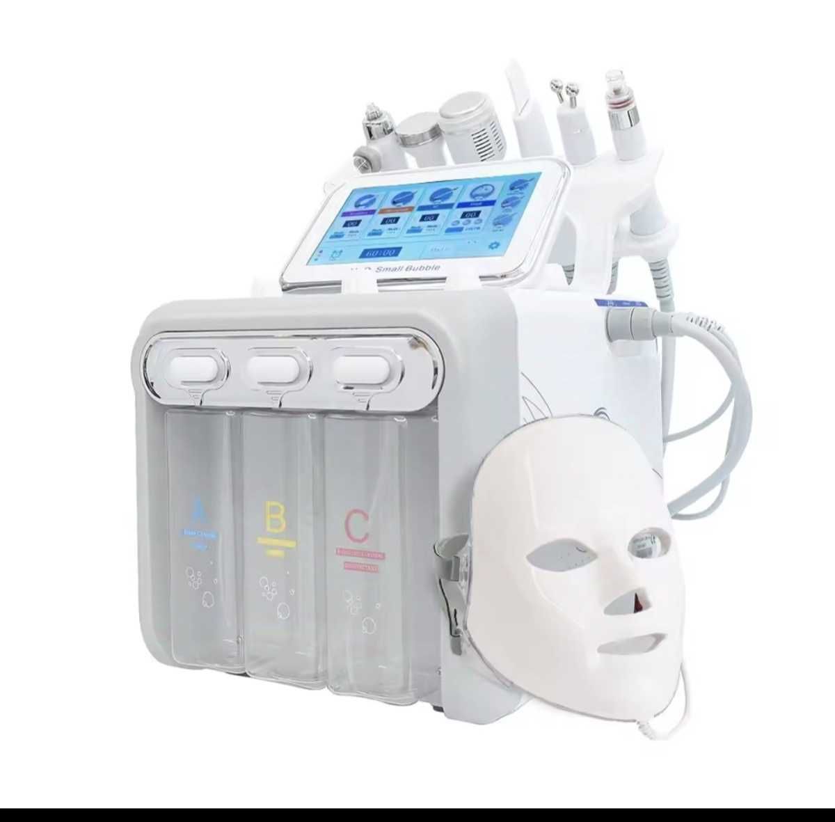AOKO 6/7 in 1 H2-O2 hydro dermabrasion bio lifting spa facial cleaner