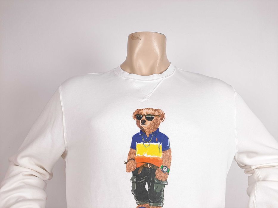 Polo Ralph Lauren Bear Crew - Оригинална мъжка блуза размер L