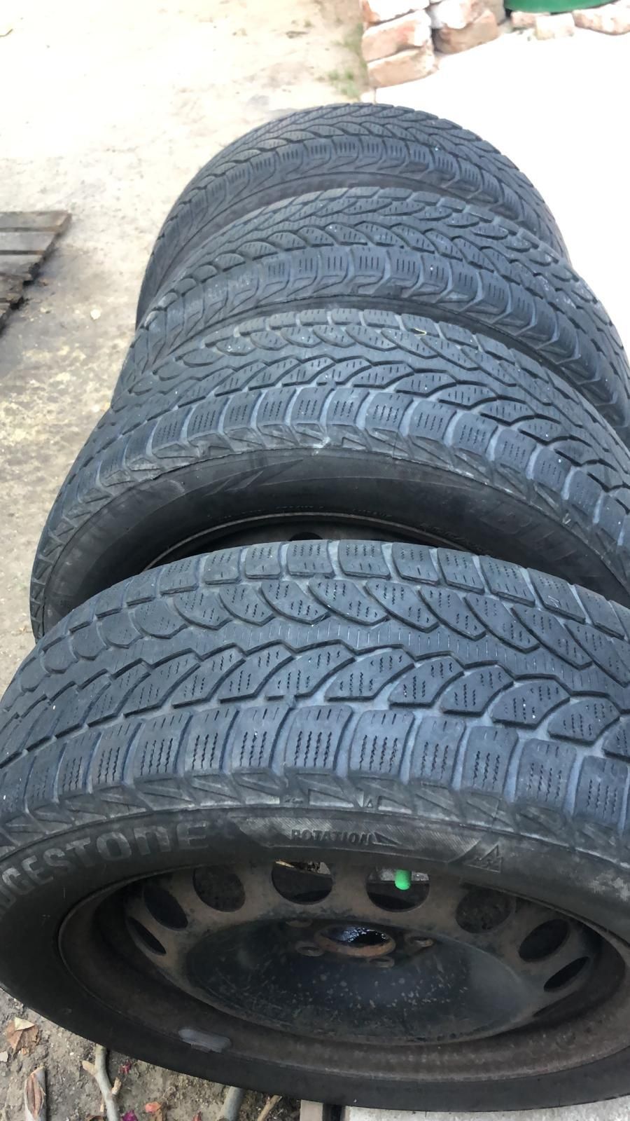 Set Roti iarna R16 Bridgestone tabla/otel ET42 5x110