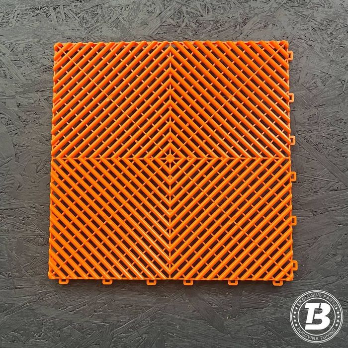 Pardoseala Modulara pentru Garaj si Ateliere Detailing - Portocalie