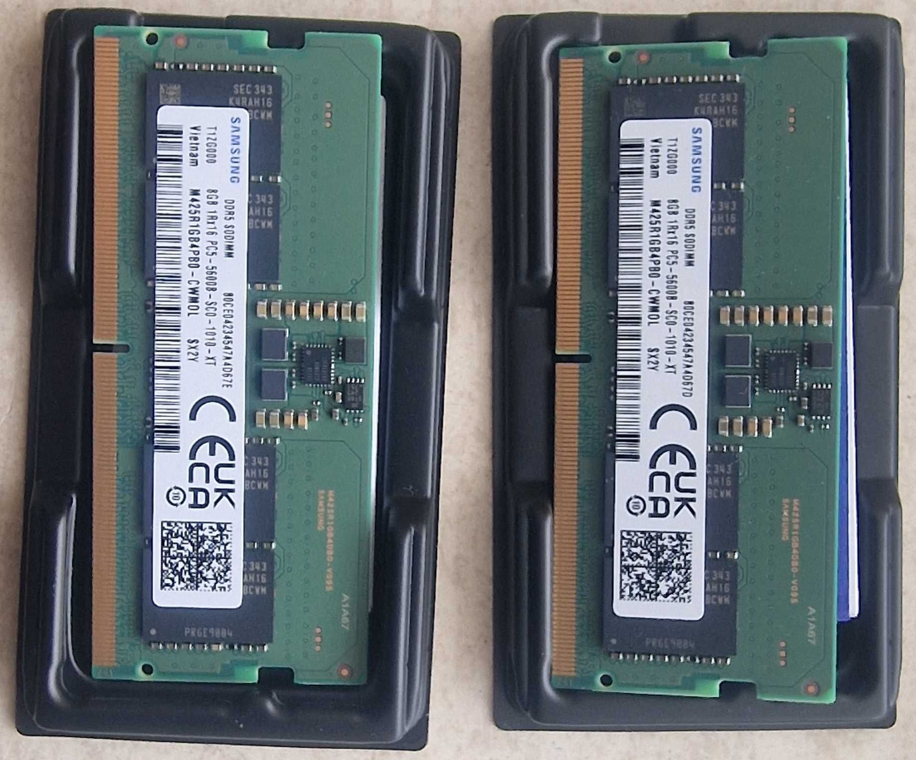 DDR5 5600 16 GB kit 2x8 SODIMM RAM