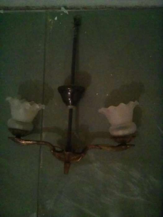 Lustră 2 brate bronz