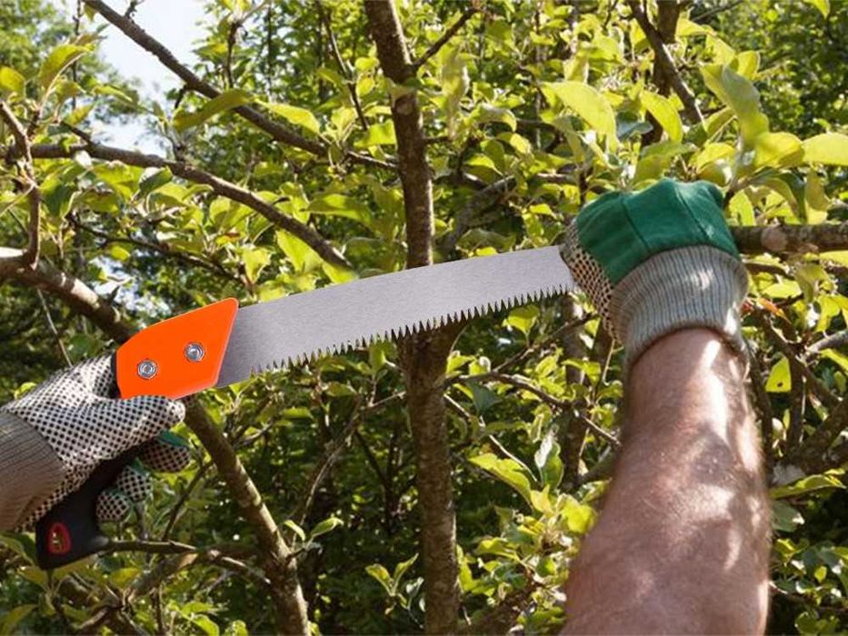 Fierastrau manual pentru taierea crengilor cu husa protectie lama 30cm