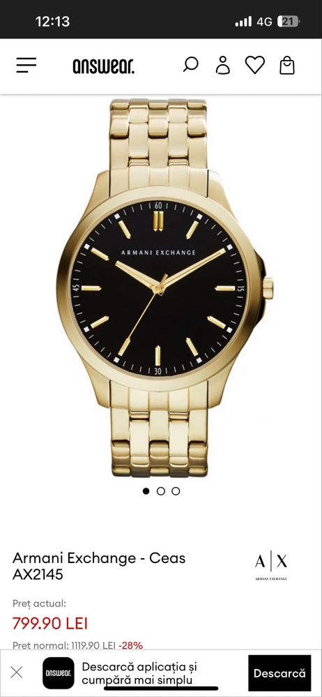 Armani Exchange - Ceas AX2145