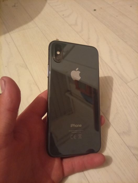 iPhone x  черный 256 гб акб 100
