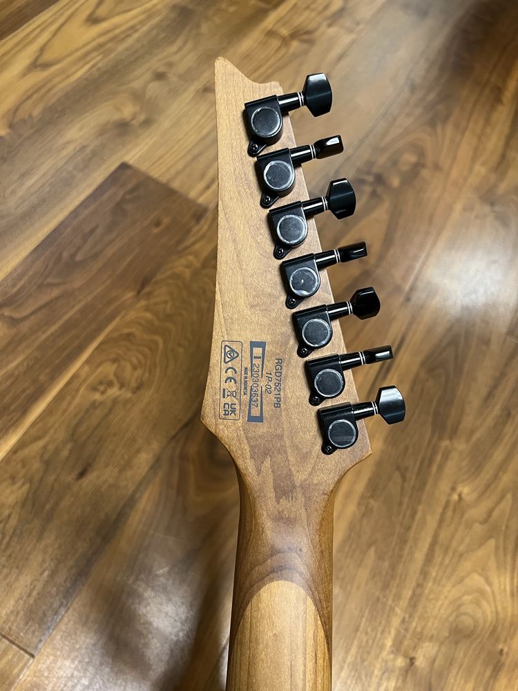 Продавам 7 струнна китара Ibanez с DiMarzio PAF 7 адаптри