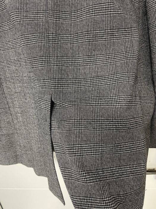 Сиво сако каре овърсайз Zara