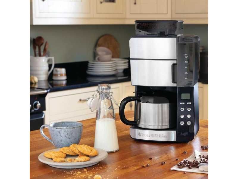 Кафеавтомат за Шварц Кафе с Мелачка и Термокана Russell Hobbs 25620-56