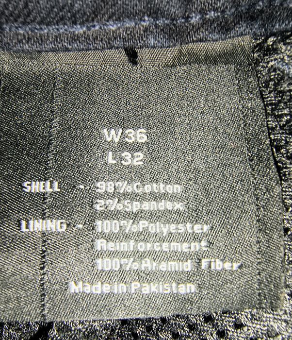 Blugi moto cu Kevlar și protecții, Sweep, W36L32