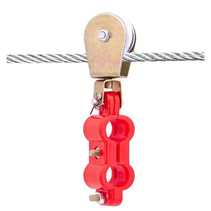 Подвес кабельный, телфер, ролик