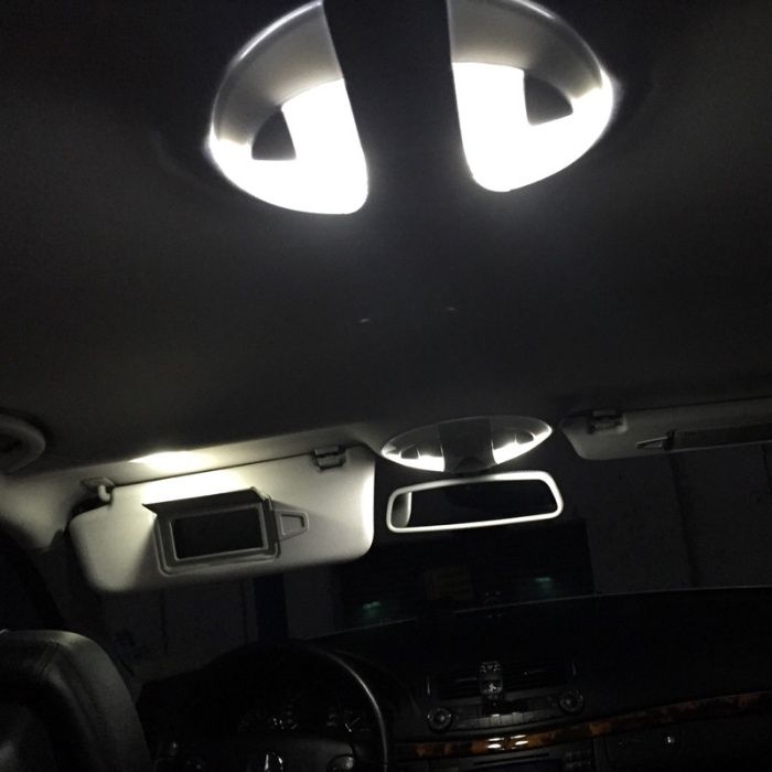 Mercedes W211 W219 LED Интериорно Осветление Canbus Гаранция CLS