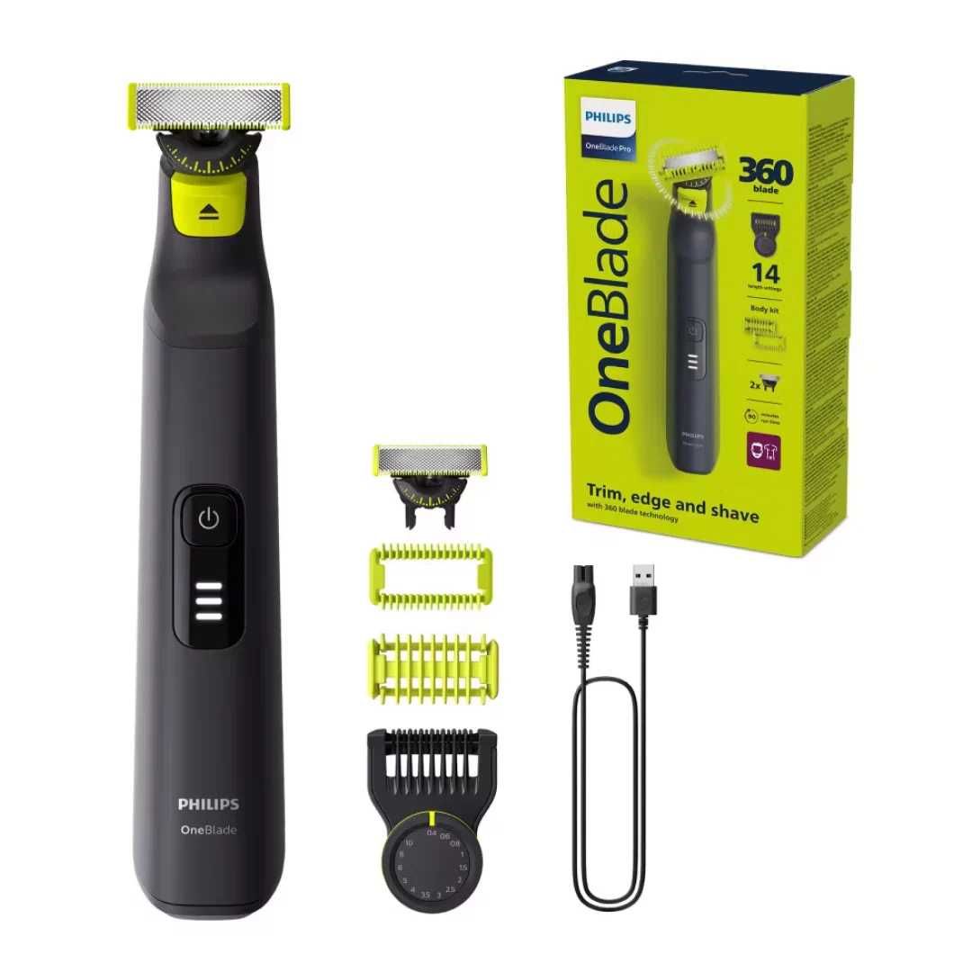 Триммер Philips QP6542\15 One Blade 360, 1 год гарантии, доставка!