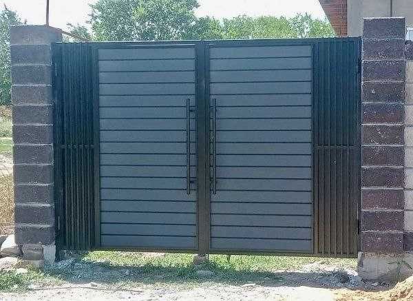 Хайтек Ворота Готовые Распашные Варата Дайын какпа Ворота в Рассрочку