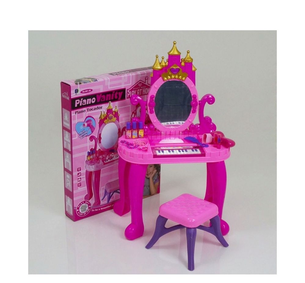 Трюмо со стульчиком+пианино/туалетный столик детский