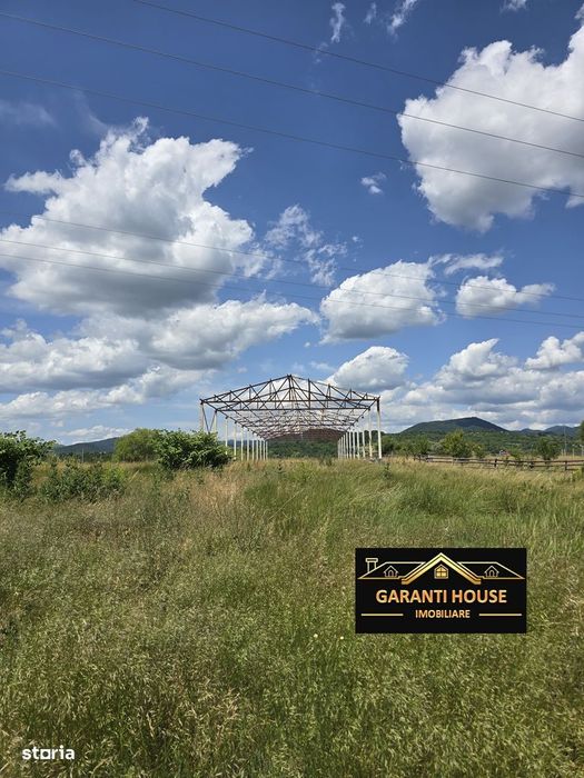 Zona strazii Dura, teren + structura metalica hala, 115 000€ neg.