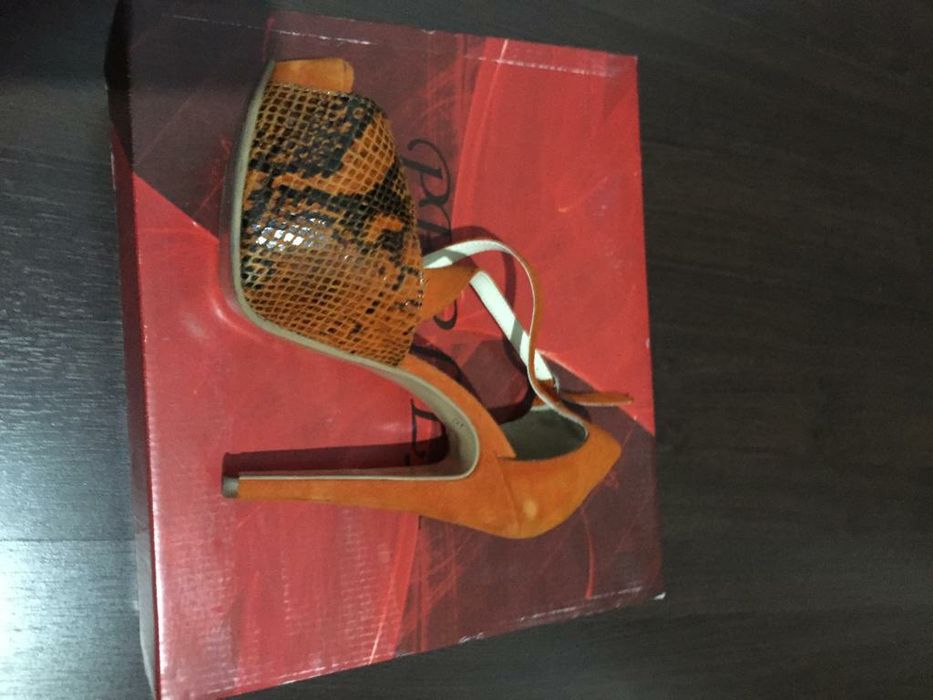 Sandale elegante cu toc inalt