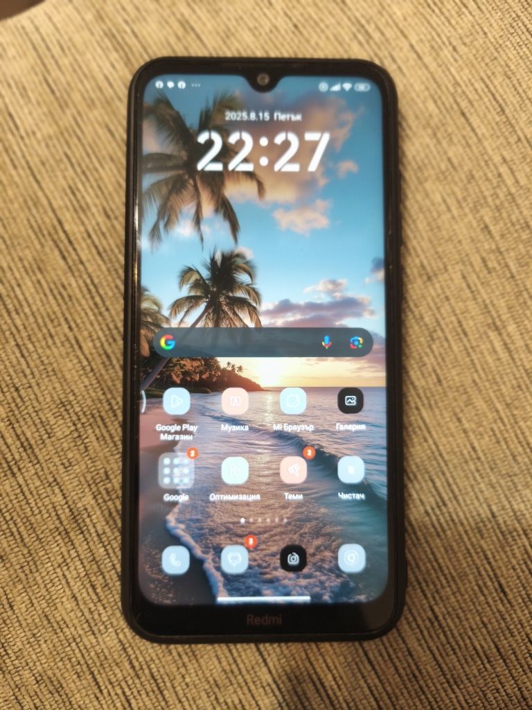 Redmi note 8T син