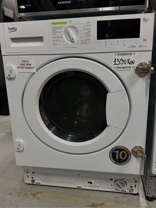 !! PROMOTIE !! Masini de rufe incorporabile cu uscator
